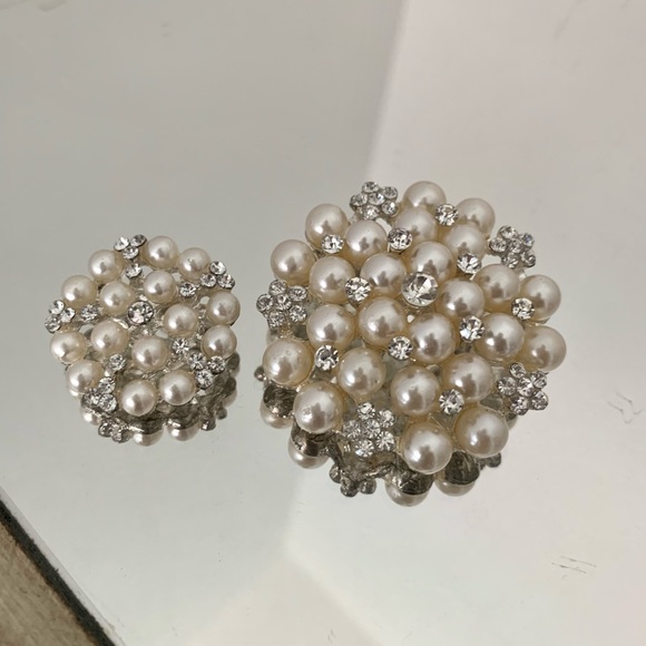 Brooch/pin for wedding (set of 2) - Picture 1 of 3